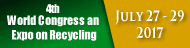 4th World Congress and Expo on Recycling